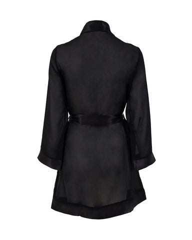 Chiffon Kimono Black