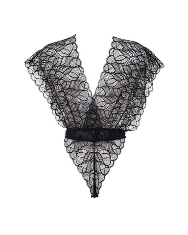 Emerson Lace Bodysuit Black