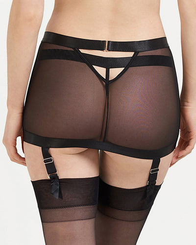 Sawyer Garter Skirt Black