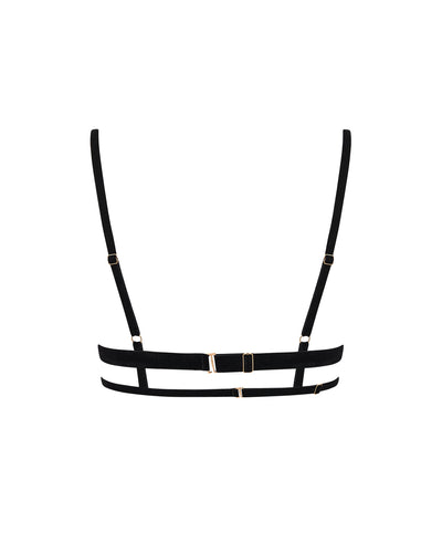 Simone Open Harness Bra Black