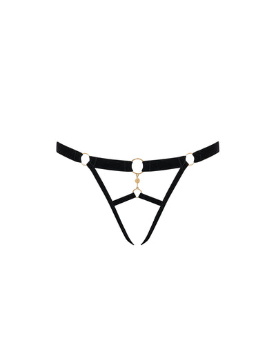 Simone Open Panty Black