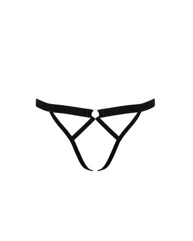 Simone Open Panty Black