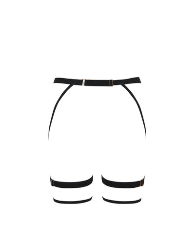 Simone Thigh Harness Black