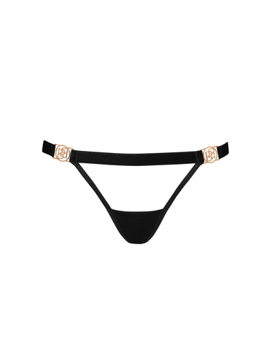 Thalia Open Panty Black