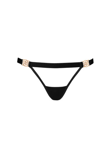 Thalia Open Panty Black