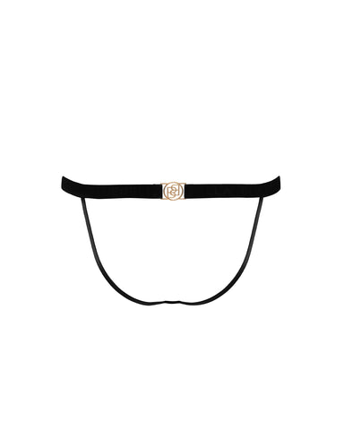 Thalia Open Panty Black