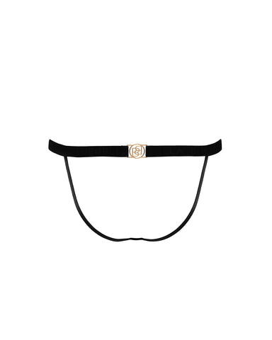 Thalia Open Panty Black