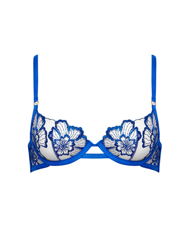 Catalina Wired Bra Egyptian Blue/Sheer