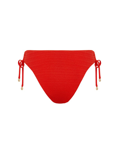 Shala High-Waist Bikini Brief Red