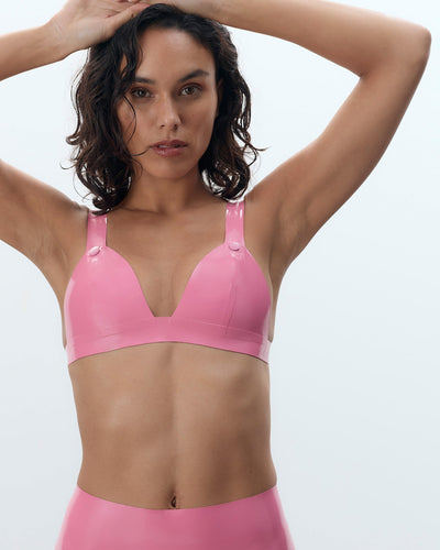 Latex Bra Pink