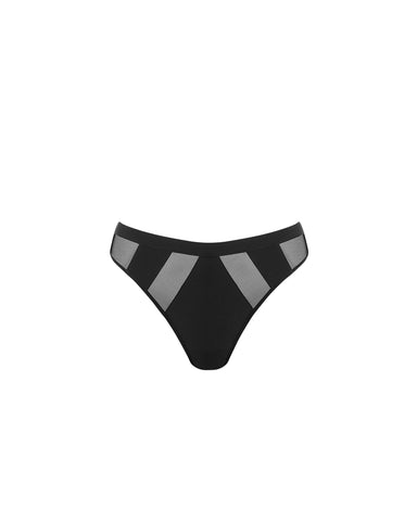Orla Sheer Mesh Panty Black