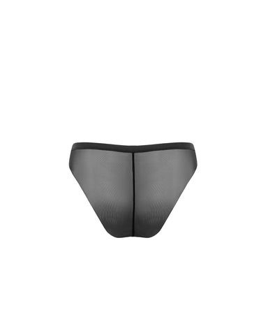 Orla Sheer Mesh Panty Black