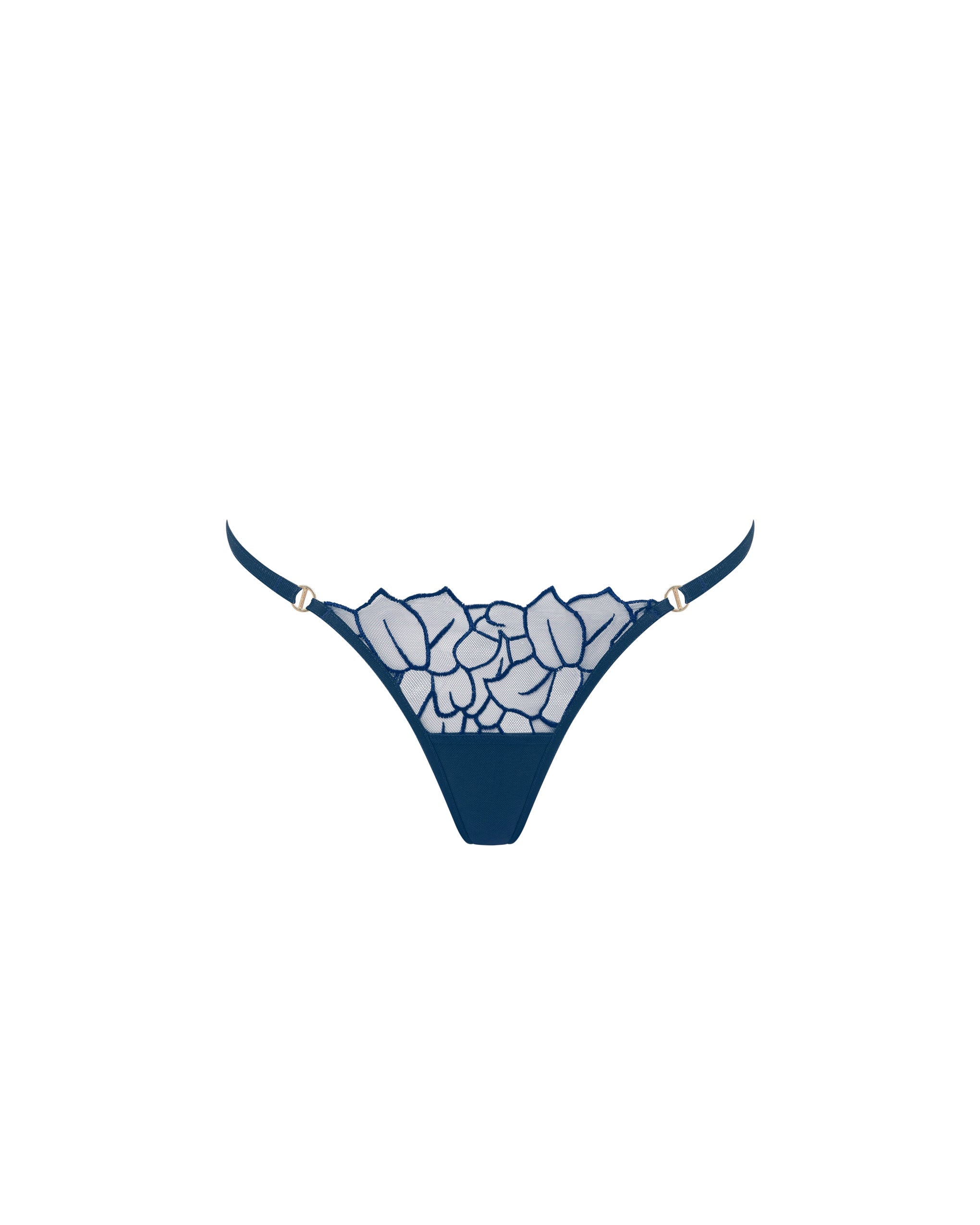 Laurel Garter Belt Thigh Harness Set Navy Bluebella - US Laurel Garter Belt Thigh Harness Set Navy Bluebella - US