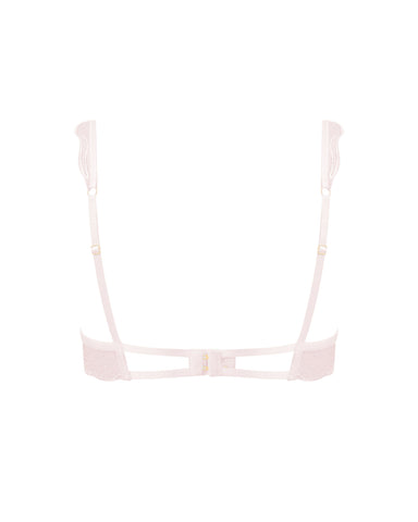 Marabel Embroidered Sheer Bra Pearl Pink