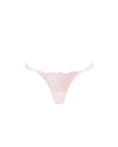 Marabel Embroidered Sheer Panty Pearl Pink