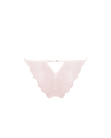 Marabel Embroidered Sheer Panty Pearl Pink