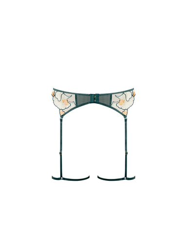 Gianna Thigh Harness Green/Orange