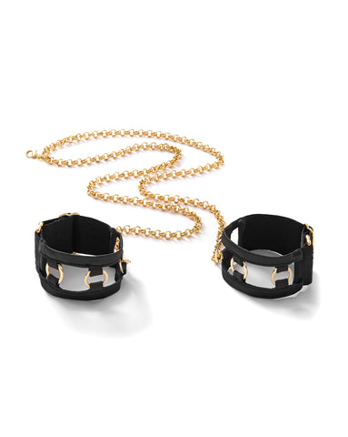 Valeria Cuffs Black/Gold