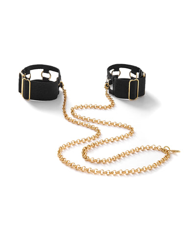 Valeria Cuffs Black/Gold