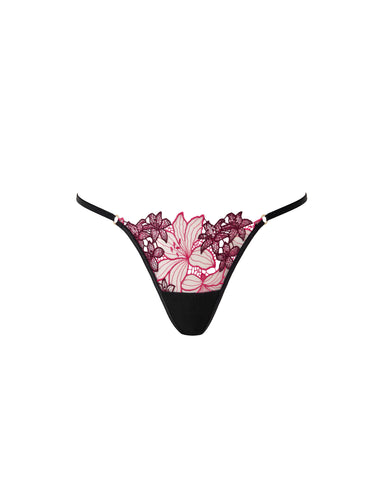 Calantha Floral Panty Cherry Lacquer/Virtual Pink